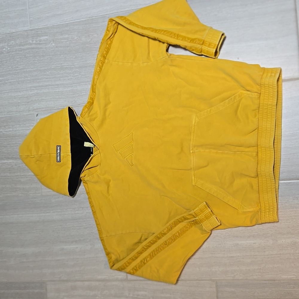 Adidas Daniel Patrick Pullover Long Sleeve Yellow Hoodie Men's Medium Yellow